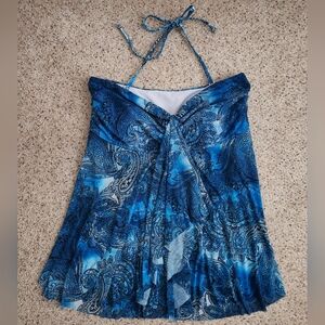 Your Best Look Blue and White Dress